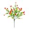 13" UV Resistant Artificial Flowering Mini Rose Bushes, 12ct.